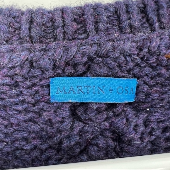 Martin + OSA cashmere wool blend sweater S - Picture 7 of 9